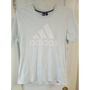 Adidas Crew neck Tee Blue Casual Men's Large